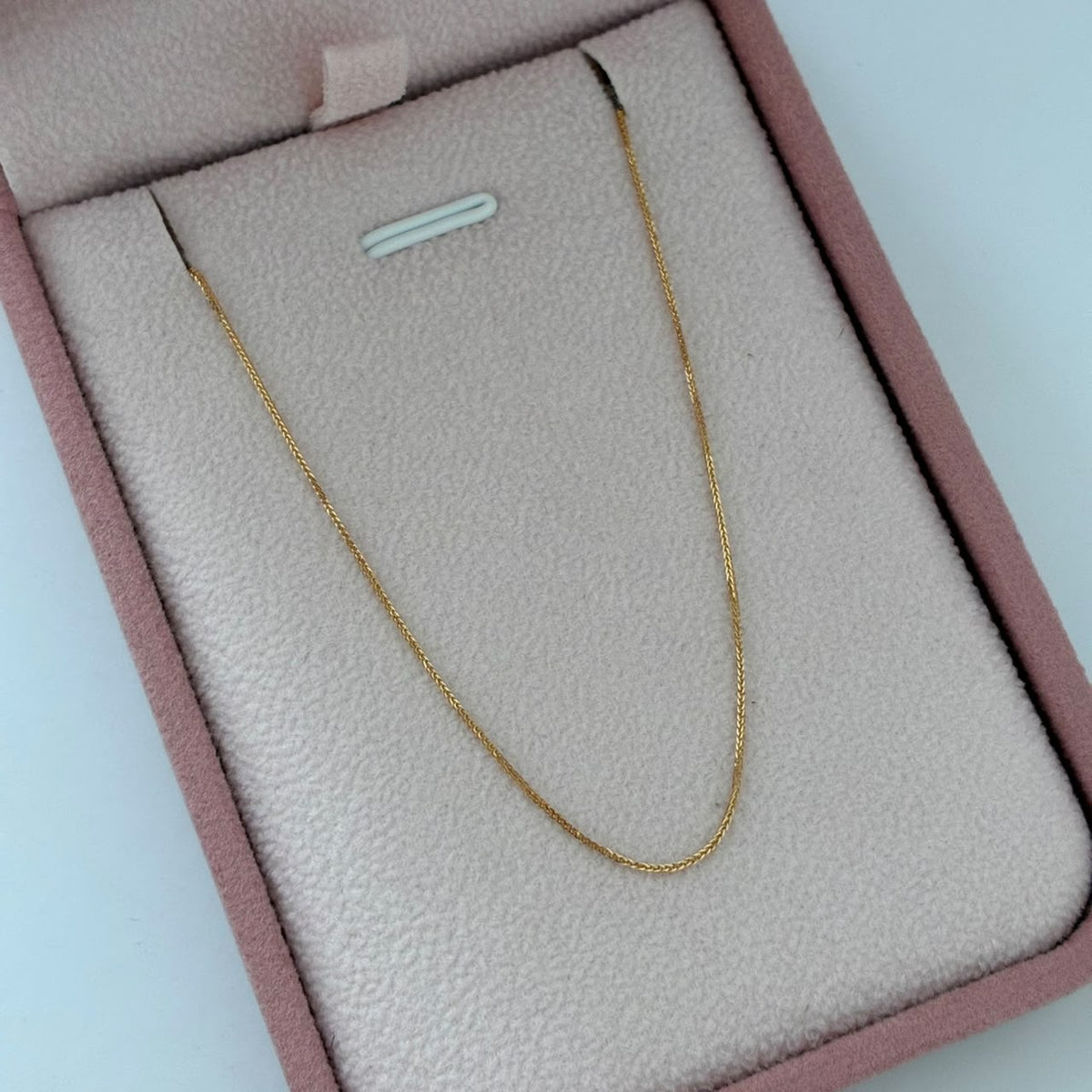 CADENA MINI FRANCO 0,75GR 60CM 0,9MM ORO AMARILLO ITALY 18K