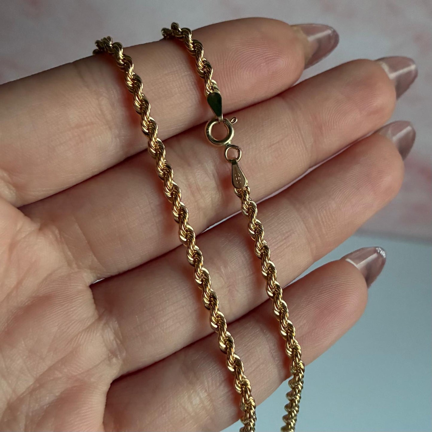 CADENA LAZO 2.8MM ORO AMARILLO ITALY 18K 45CM - 4,09GR