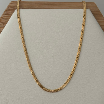 2MM SNAKE CHAIN 18K YELLOW GOLD ITALY 60CM - 4.52GR