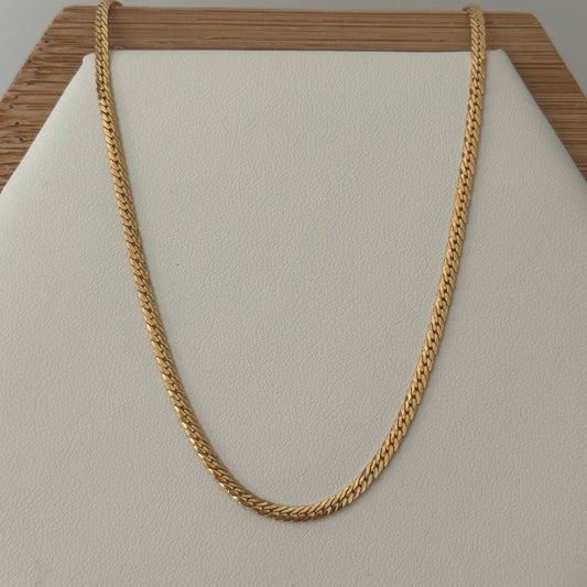 2MM SNAKE CHAIN 18K YELLOW GOLD ITALY 60CM - 4.52GR