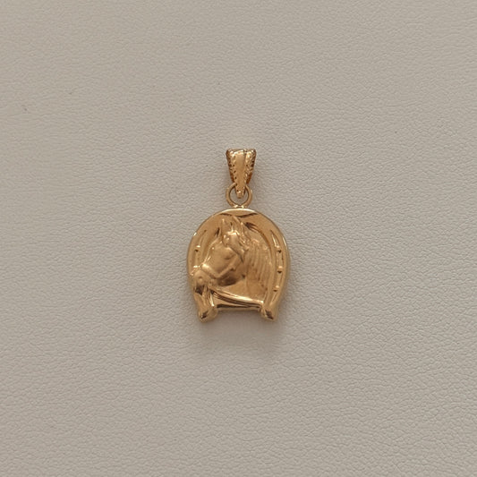 DIJE HERRADURA DE CABALLO 2,3CM ORO AMARIILO 18K -1,08GR