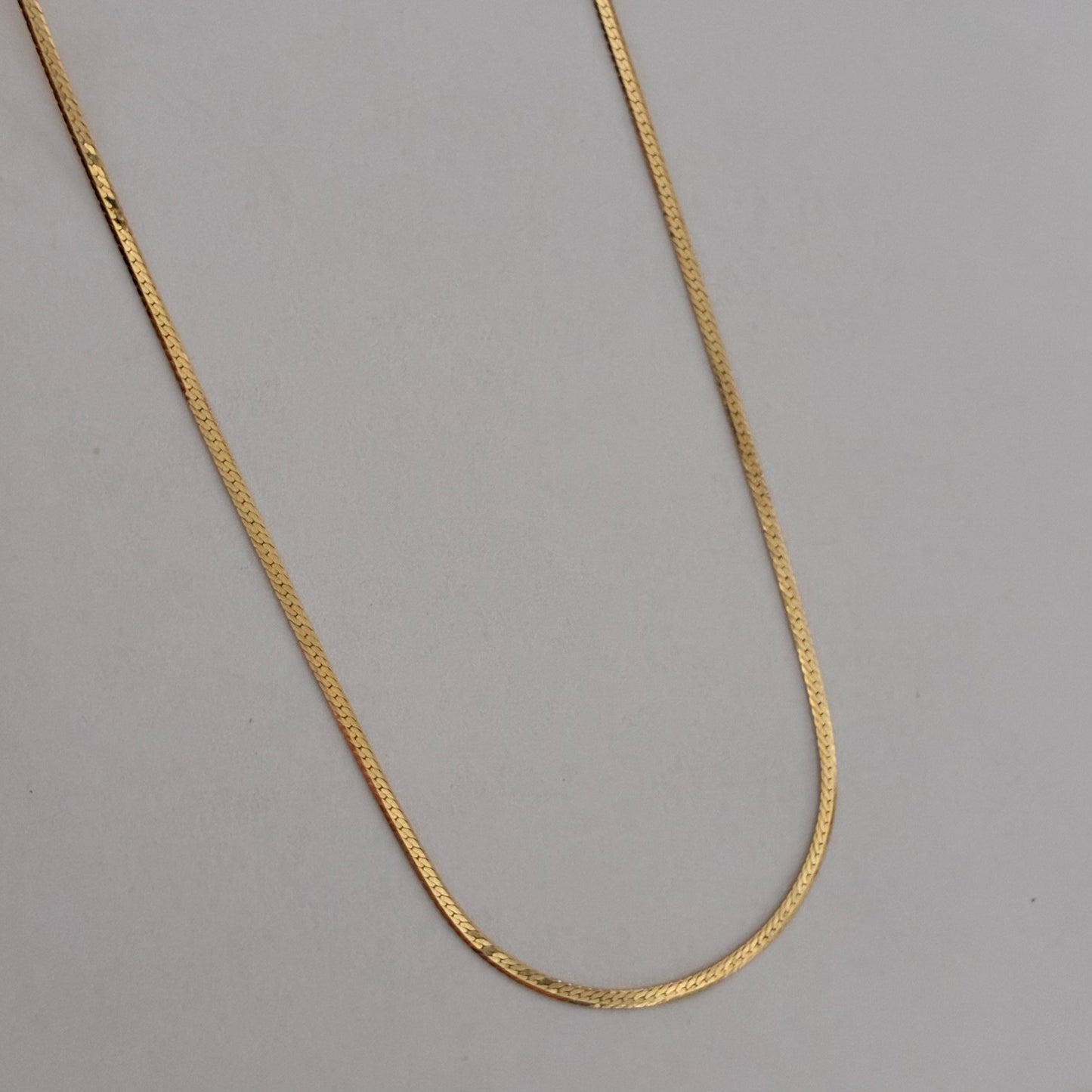 MINI EGYPTIAN CHAIN ​​1MM YELLOW GOLD ITALY 18K 40CM - 1.1GR