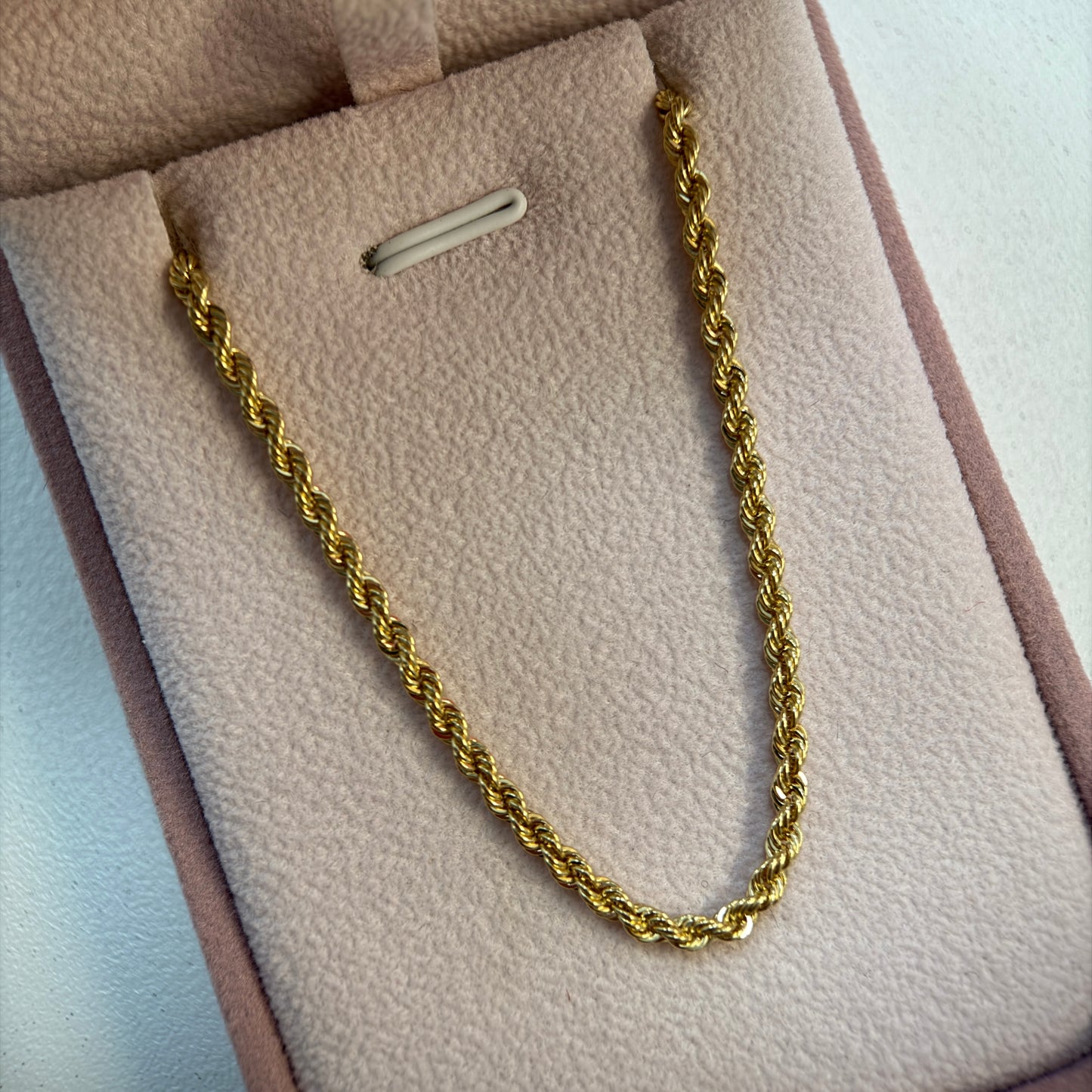 PULSERA LAZO 2MM ORO AMARILLO ITALY 18K 17CM - 1,4GR