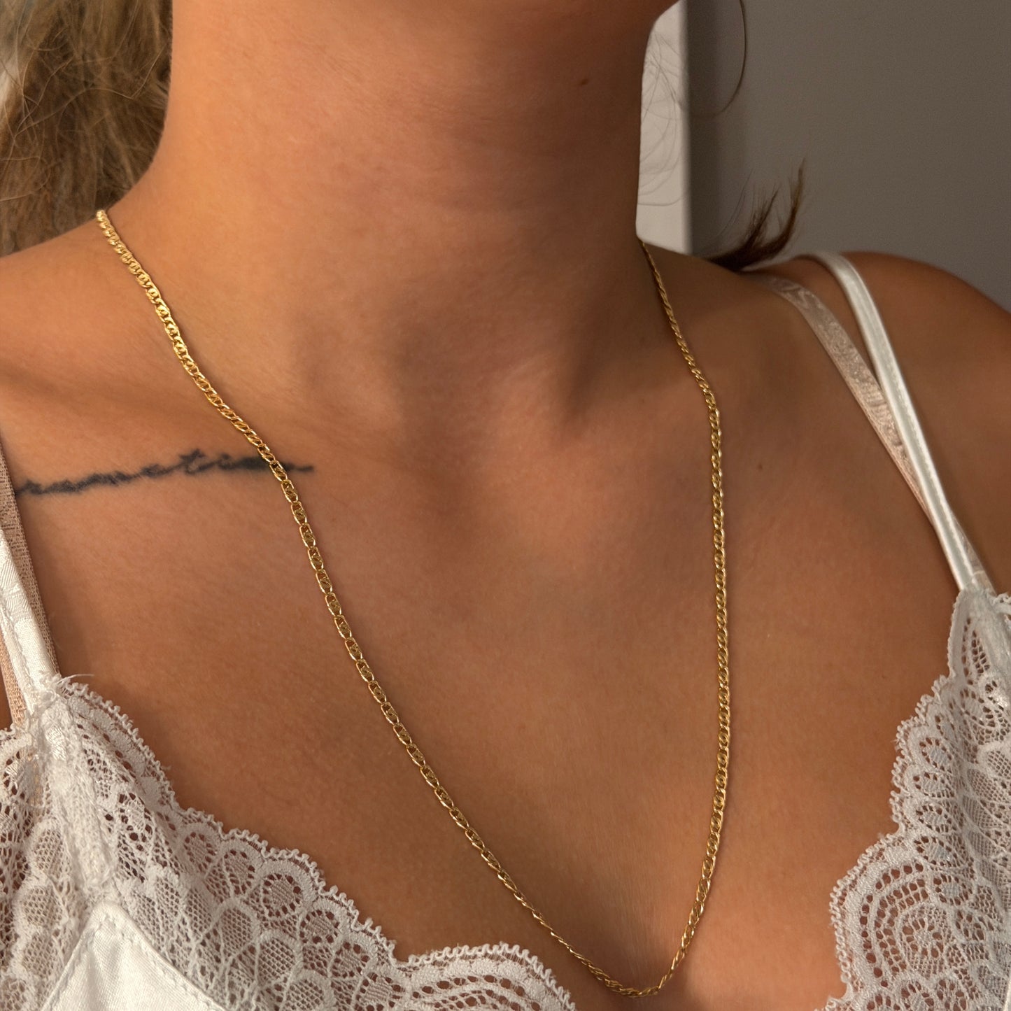 CADENA GARIBALDI 2.7MM ORO AMARILLO ITALY 18K 60CM - 4,44GR