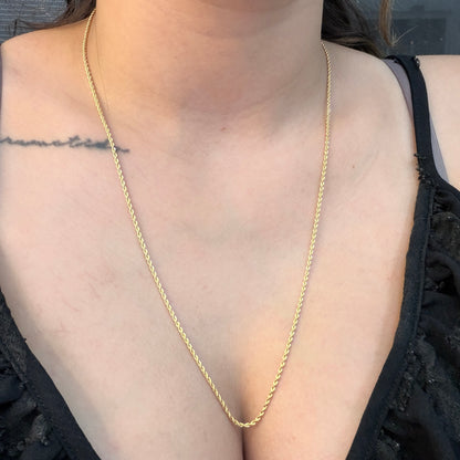 CADENA LAZO 1.75MM ORO AMARILLO ITALY 18K 60CM - 1,88GR