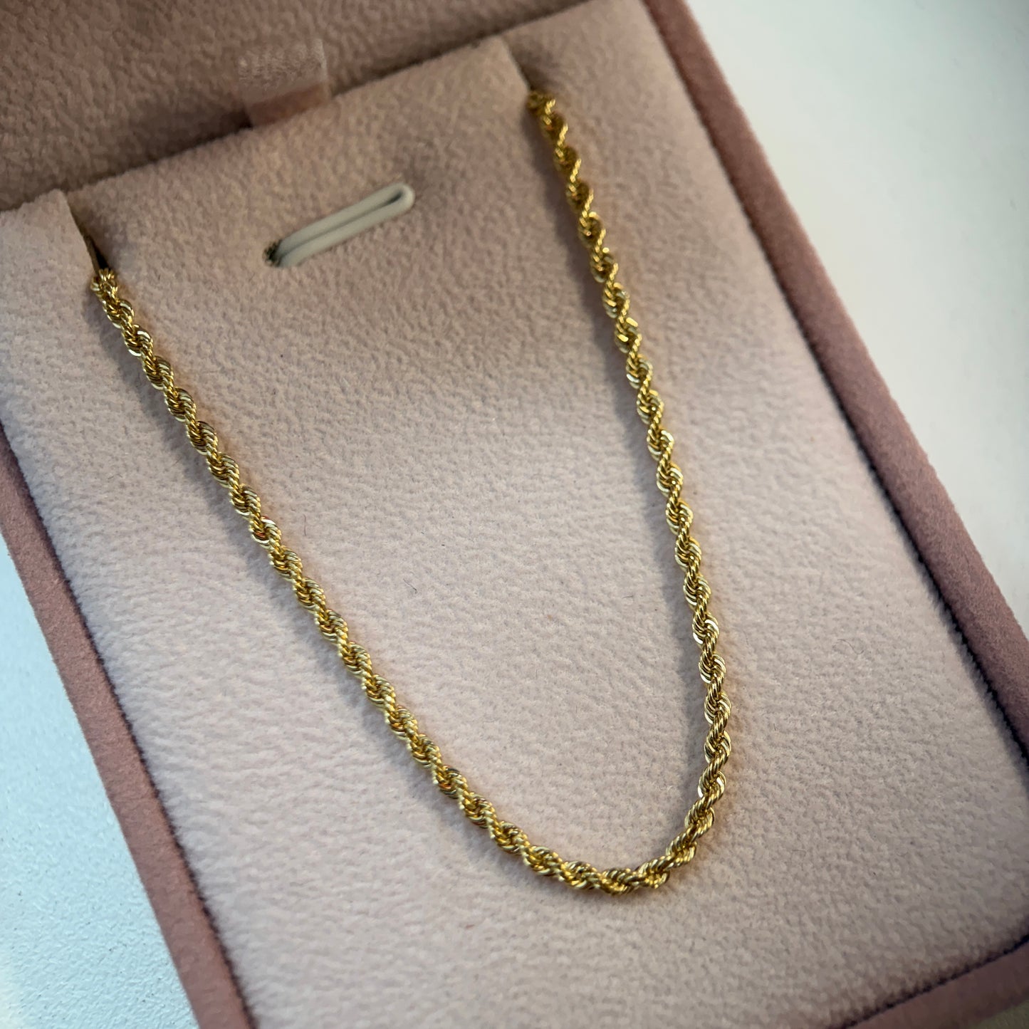 CADENA LAZO 2.3MM ORO AMARILLO ITALY 18K 60CM - 3,37GR