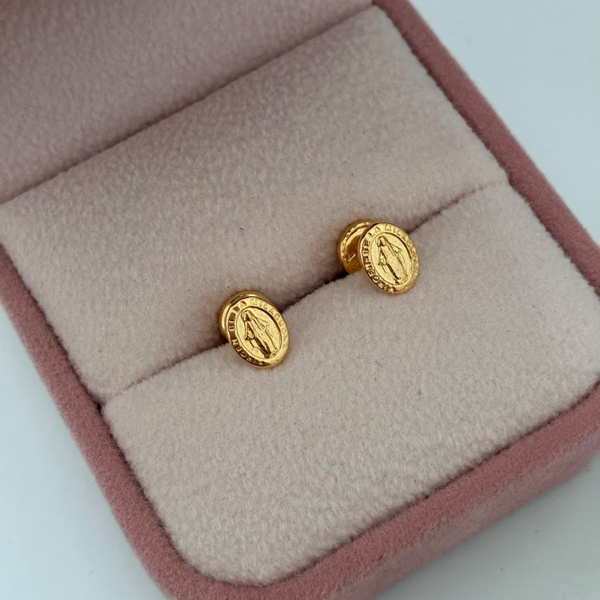 TOPOS VIRGEN MILAGROSA 7MM ORO AMARILLO COL 18K -  0,65GR